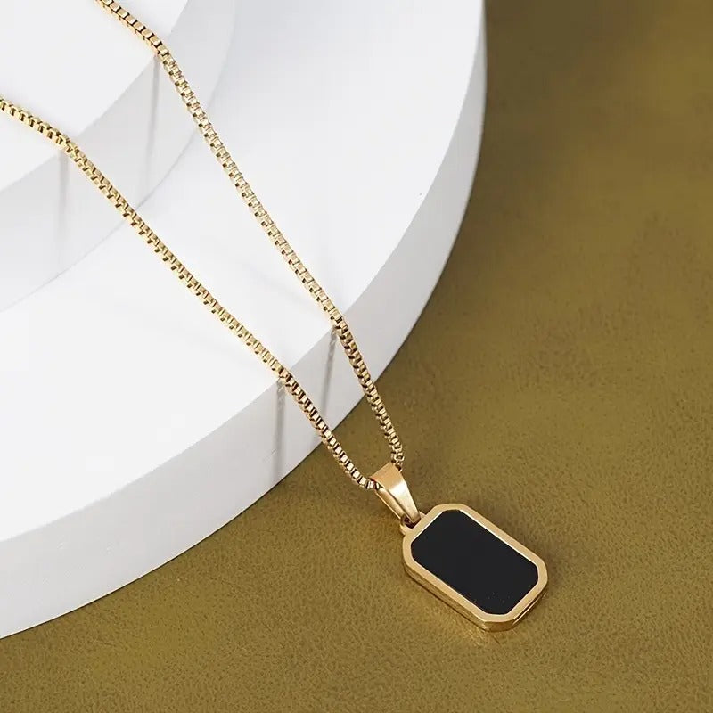 Stainless Steel Black Inlay