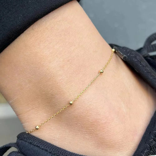 Minimilistic Balls Anklet