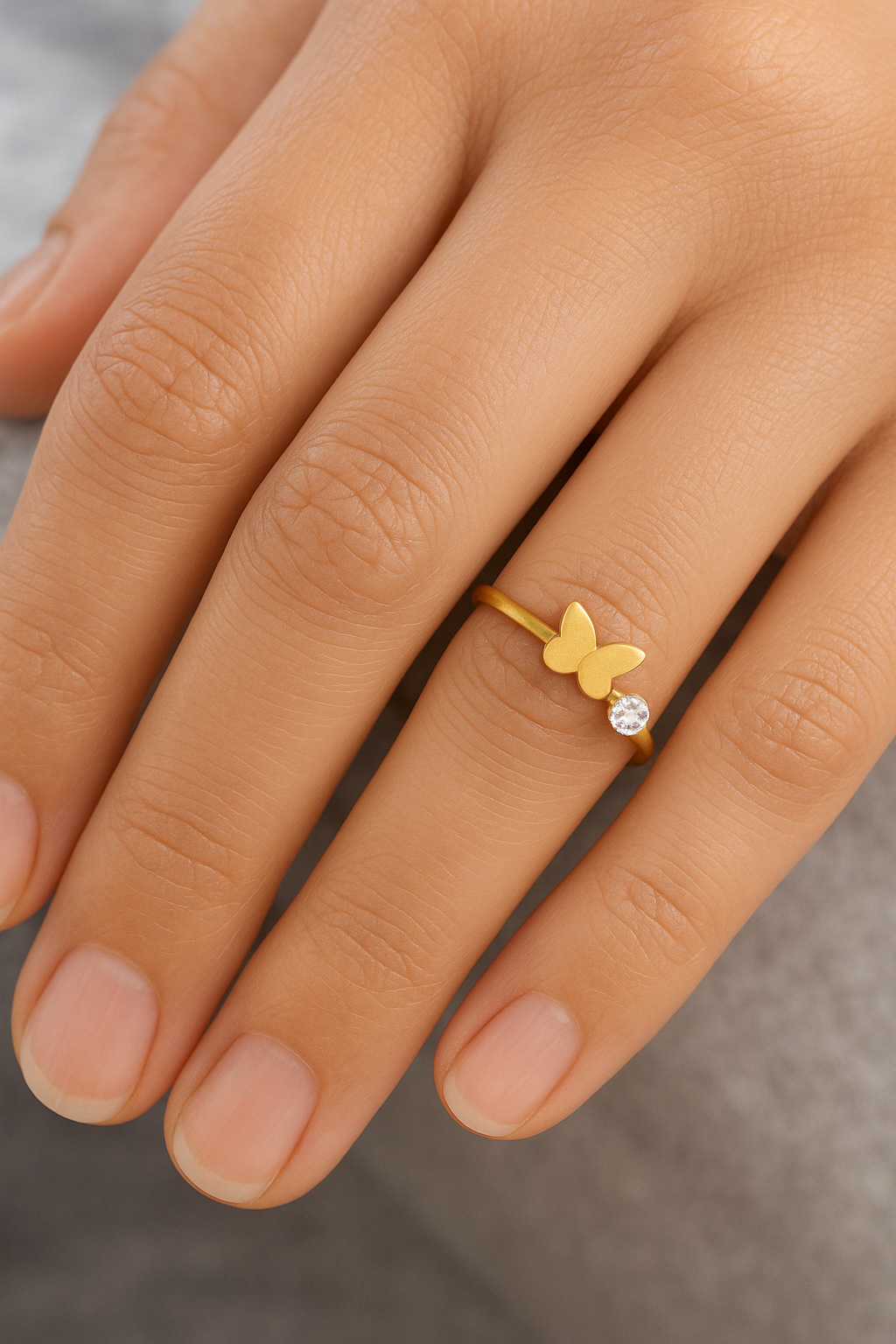 Butterfly Stone Ring