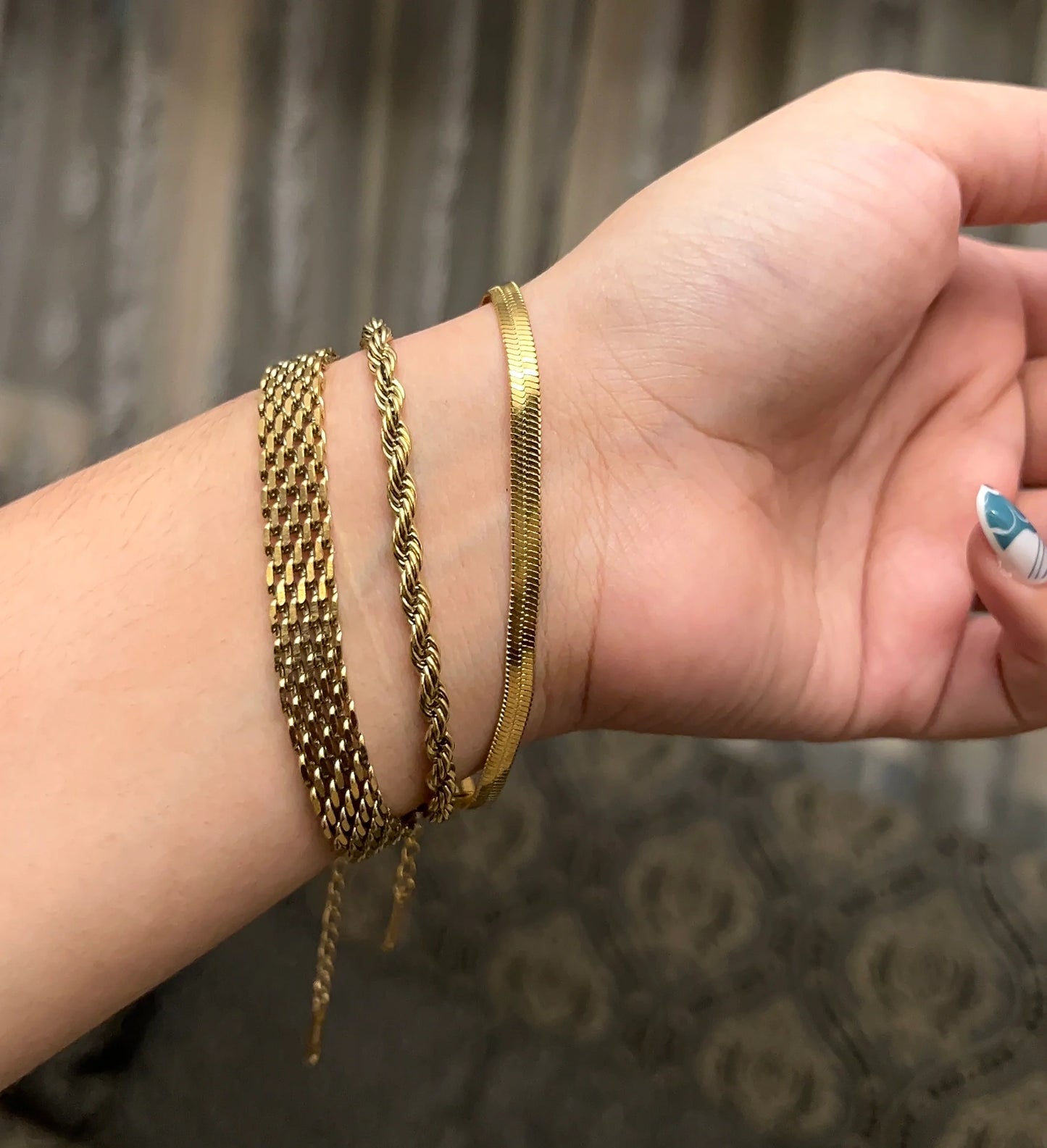 Milas, Rowena & Snake Bracelets set