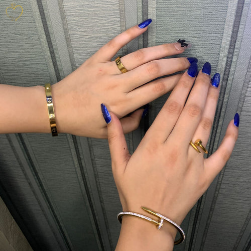 Nail & Cartier Charm Stack