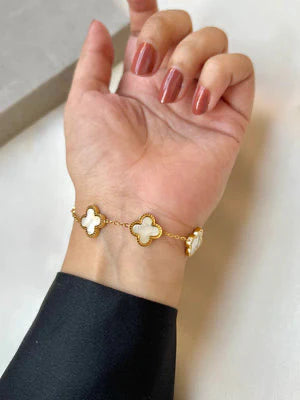 Lucky 4 Flower Braclet