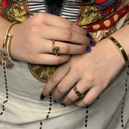 Nail & Cartier Charm Stack