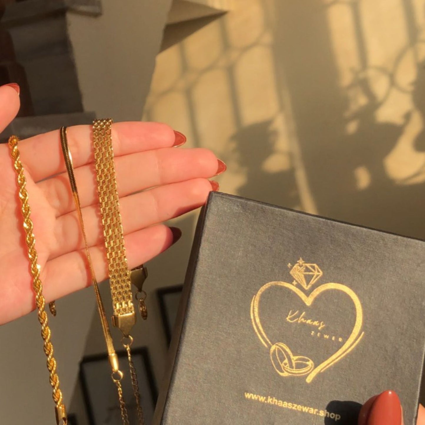 Triple Charm Bracelet Set